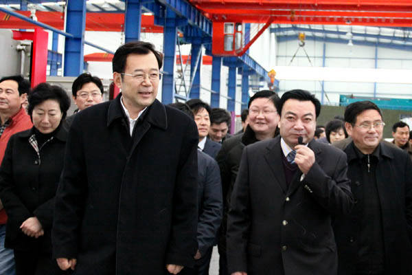 国度发改委副主任孙志刚来中德机床调研